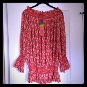Tory Burch off the shoulder tunic